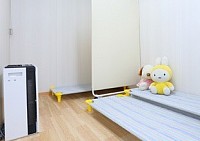 保育室は3部屋ございます。各部屋にジアイーノ完備。